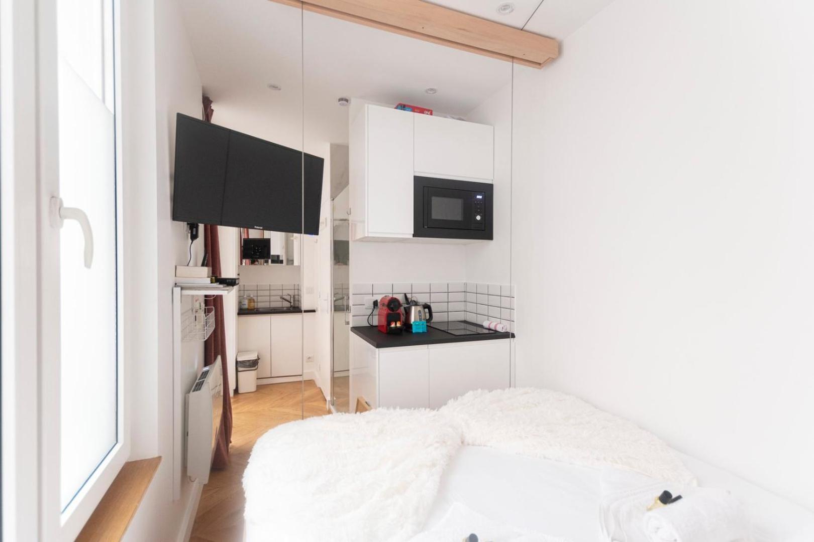 Super Central Mini Studio - 2 Pax, Murphy Bed Paris Exterior foto